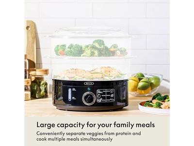 डिम सम 10 इंच बांस की भाप टोकरी