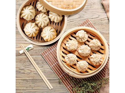 भाप टोकरियाँ बांस की भाप टोकरी