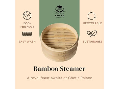 2 लेयर डंपिंग नैचुरल बांस की भाप टोकरी