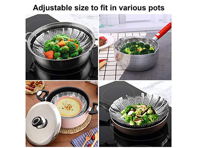 एल्यूमिनियम मोमो पॉट फूड बांस की भाप टोकरी