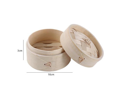 बिग मोमो डिम सम स्टीमर्स बांस की भाप टोकरी