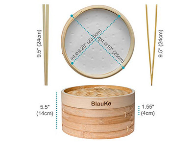 फैक्टरी बिग पॉट इन्सर्ट्स बांस की भाप टोकरी