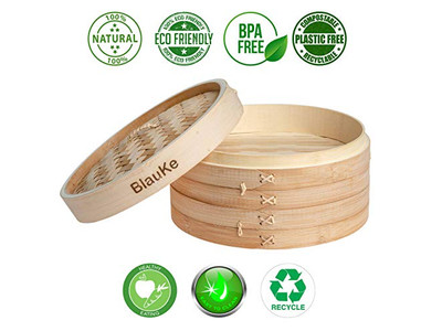 फैक्टरी बिग पॉट इन्सर्ट्स बांस की भाप टोकरी