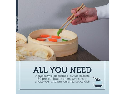 जापानी बांस स्टीमर बांस की भाप टोकरी