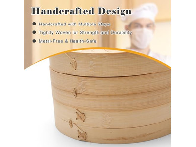 मशीन स्टीम्ड बन पॉट बांस की भाप टोकरी