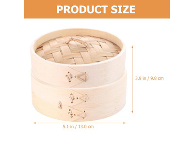 प्रोडक्ट्स स्टीमर्स 3 टियर बांस की भाप टोकरी