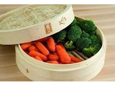 स्टीम्ड एग ड्रेन स्टीम रैक बांस की भाप टोकरी