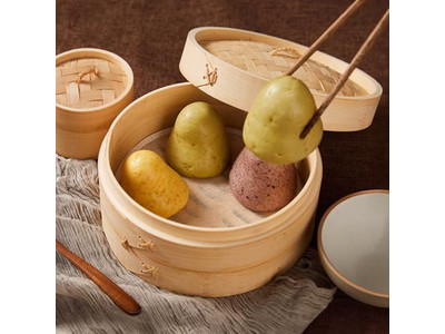 स्टीमर्स टोकरी स्टीमिंग बांस की भाप टोकरी